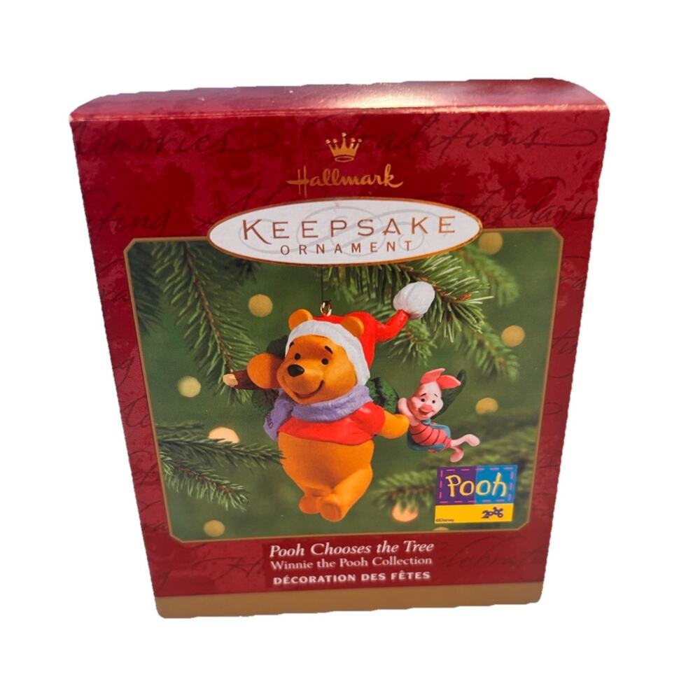 NIB Hallmark Keepsake Ornament Pooh Chooses the Tree Winnie the Pooh Collection